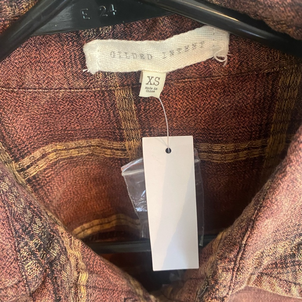 Gilded Intent flannel button down - Picture 4 of 4